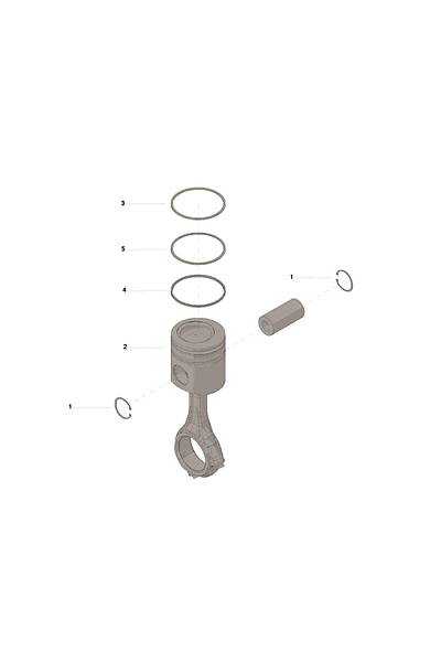 CUMMINS.3802927-MOTOR P�STON K�T (P�STON+SEKMAN+P�M) CUMMINS (ISBE 6.7-QSB 6.7 MOTOR)