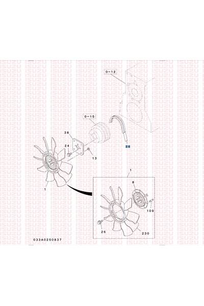 ISUZU (OR�J�NAL).897180199101-VANT�LAT�R KAYI� OR�J�NAL ISUZU NPR 66-NQR-NKR
