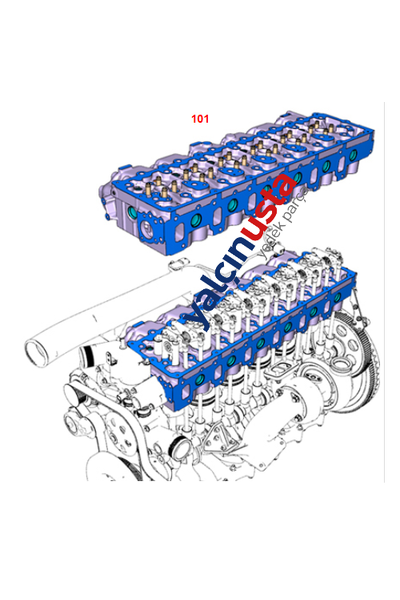 FORD OTOSAN (OR�J�NAL).6C466050CC (T211180)-MOTOR S�L�ND�R KAPAK OR�J�NAL FORD TRUCKS