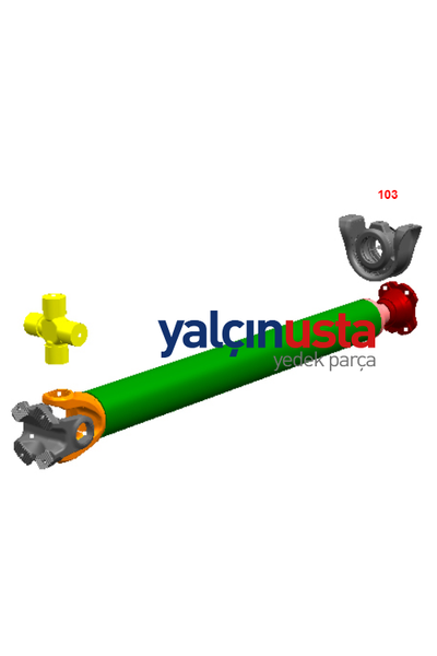 FORD OTOSAN (OR�J�NAL).GC464712BA (T220477)-KARDAN M�L �AFT ASKISI OR�J�NAL FORD TRUCKS