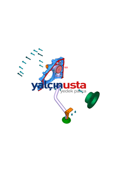 FORD OTOSAN (ORJNAL).2C466600EA (T168840)-MOTOR YA POMPA ORJNAL FORD TRUCKS