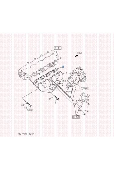 ISUZU (OR�J�NAL).897146499251-EKSOZ MAN�FOLD CONTA OR�J�NAL ISUZU NPR 66