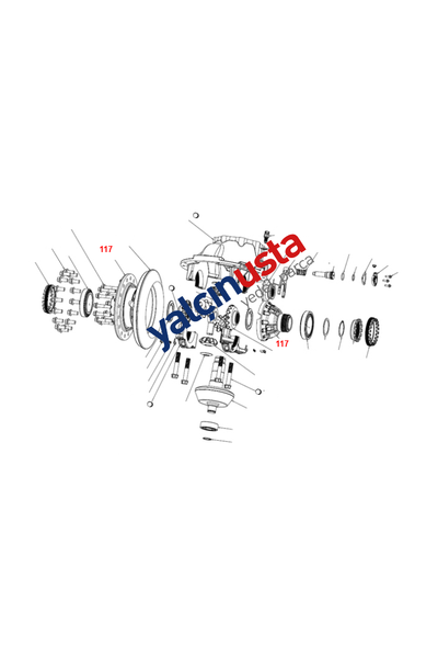 FUWA.AY0202A14 (HC464204BA)-DEFRANSYEL STAVROZ KUTUSU (13/37-14/37) (FUWA DEFRANSYEL) FORD (TRUCKS)