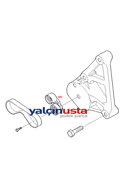 FORD OTOSAN (ORJNAL).DC466A228CA (T202980)-KAYI ZAMANLAMA GERGS ORJNAL FORD TRUCKS-IVECO TRUCKS