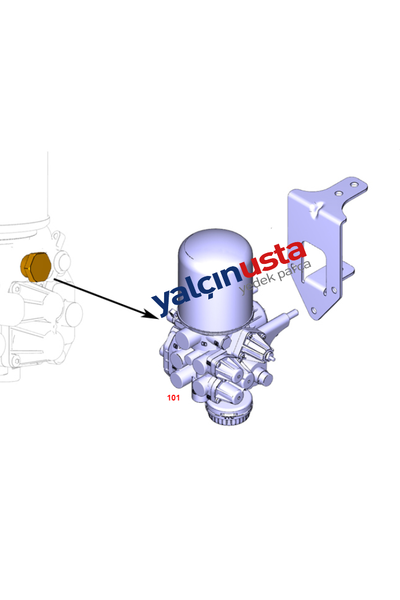 FORD OTOSAN (ORJNAL).CC462A131AC (T281301)-HAVA LEME NTES ORJNAL FORD TRUCKS