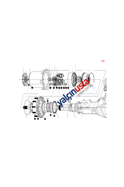 FUWA.BB0140A02 (FC467R515AA)-DEFRANS�YEL CER KAZAN KOMPLE DOLU (FUWA DEFRANS�YEL) FORD (TRUCKS)
