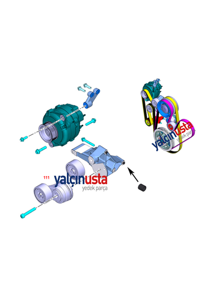 FORD OTOSAN (ORJNAL).GC466A228AF (T315683)-KAYI ZAMANLAMA GERG ORJNAL FORD TRUCKS