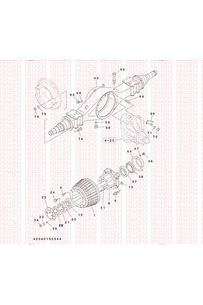 ISUZU (OR�J�NAL).894101493001-ARKA AKS PORYA KE�E (DI�) OR�J�NAL ISUZU NPR 59