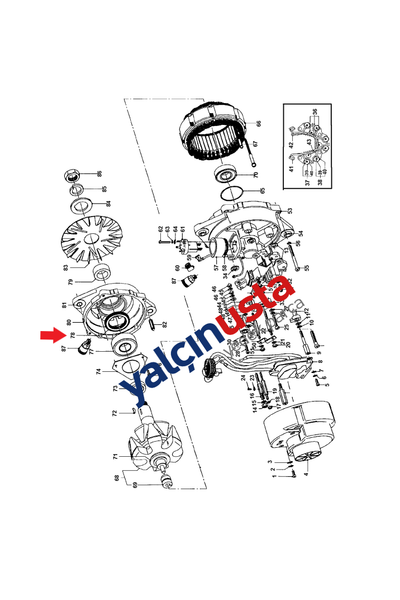 BMC ORIGINAL.9P908713-OIL SEAL BMC BUS