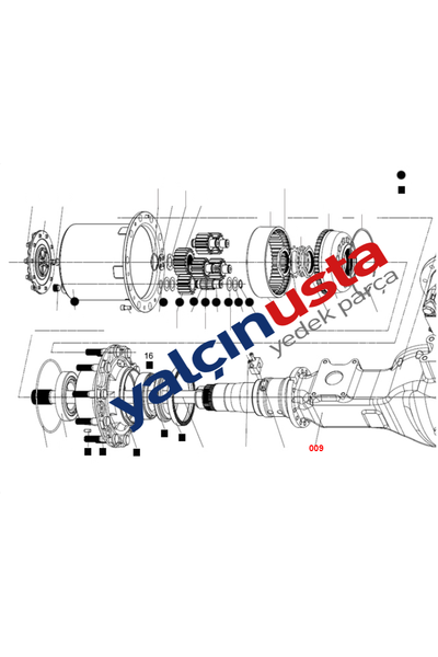 FUWA.CP0305A00 (FC464011BA)-DEFRANS�YEL KOVAN (FUWA DEFRANS�YEL) FORD TRUCKS