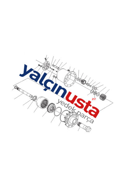 MERITOR.2393 (1522393)-D�FERANS�YEL PUL (D�RT DEL�KL�) FORD (TRUCKS)