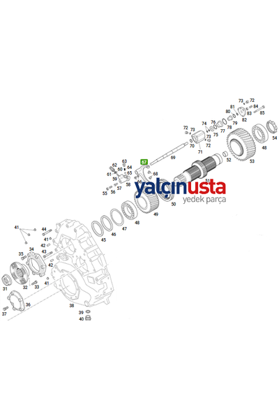 BMC OMPA� (OR�J�NAL).5841300008-�ANZUMAN KAYAR BLOK OR�J�NAL (ZF VG1600-VG2000 �ANZUMAN)