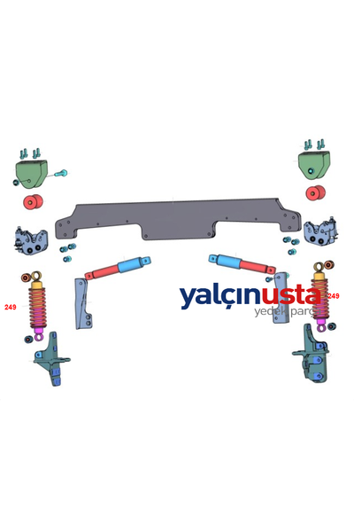 FORD OTOSAN (OR�J�NAL).EC465K407BA (T207946)-KAB�N ARKA AMORT�S�R OR�J�NAL FORD TRUCKS