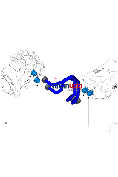 FORD OTOSAN (OR�J�NAL).GC469C520AE (T398658)-YAKIT FL�TRE BORUSU OR�J�NAL FORD TRUCKS