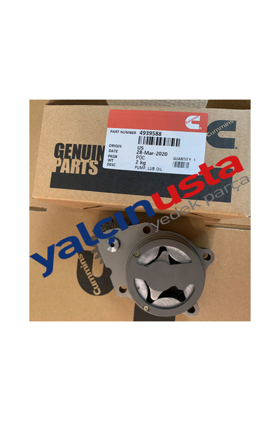 CUMMINS (�THAL).4939588-MOTOR YA� POMPA CUMMINS (ISB 6.7-QSB 6.7 MOTOR)
