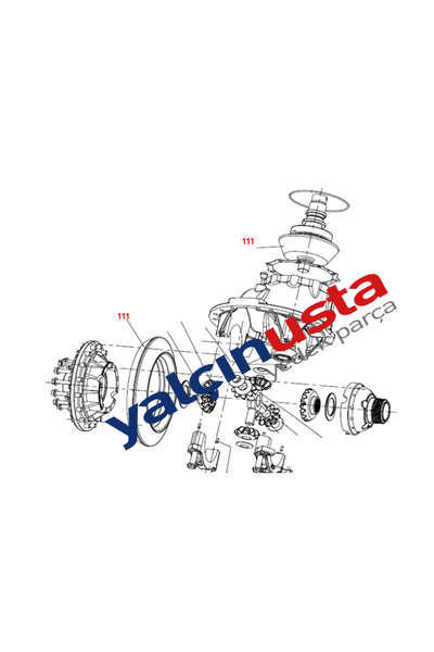 FUWA.CC0108A08 (FC464209HA)-DEFRANSYEL AYNA MAHRUT (8/39) (4.875) (FUWA DEFRANSYEL) FORD (TRUCKS)