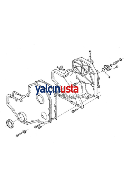 CUMMINS ORIGINAL.3915772-SEAL RECTANGULAR R�NG CUMMINS ENG�NE