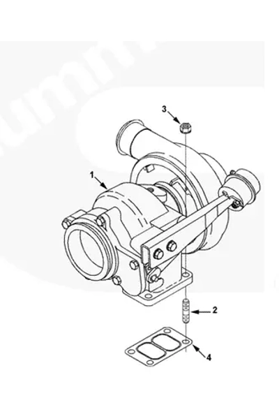 CUMMINS.4045212-TURBO�ARJ�R KOMPLE CUMMINS (6CT MOTOR)