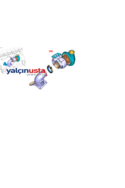 FORD OTOSAN (ORJNAL).6C466K682EC (T199353)-TURBOARJR KOMPLE ORJNAL FORD TRUCKS