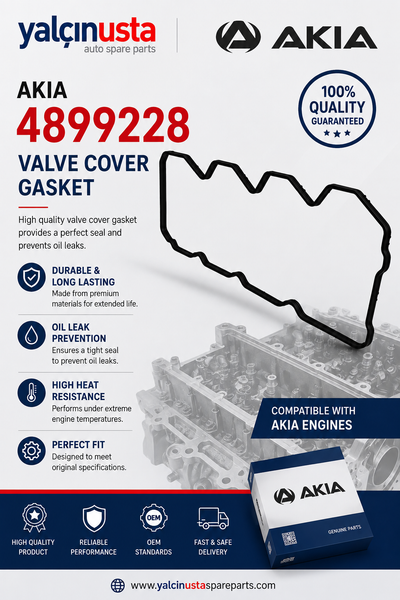 AKIA ORIGINAL.4899228-VALVE COVER GASKET AKIA BUS