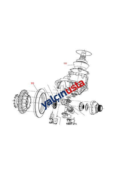 FUWA.CC0001A00 (FC464209EA)-DEFRANS�YEL AYNA MAHRUT� (9/37) (4.11) (FUWA DEFRANS�YEL) FORD (TRUCKS)