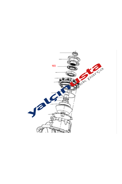 MERITOR.A1205U1945-MAHRUT KEE ESK MODEL (ROCKWELL DEFRANSYEL) FORD (TRUCKS)-BMC (TRUCKS)-ASKAM-DODGE (TRUCKS)