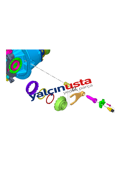 FUWA.2SBF0050M08 (FC464A089AA)-DEFRANS�YEL �AMUR TAKV�YE HALKA KAR�ILI�I (FUWA DEFRANS�YEL) FORD (TRUCKS)