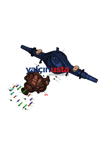 FUWA.AX0145A08 (FC464200HAB)-DEFRANS�YEL KOMPLE (8/39) (4.875) (FUWA DEFRANS�YEL) FORD (TRUCKS)