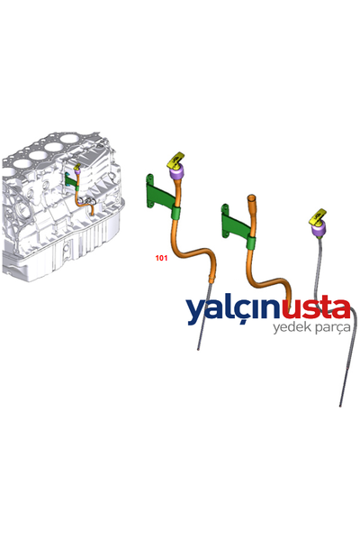 FORD OTOSAN.(OR�J�NAL).HC466B667BB (T319377)-MOTOR YA� SEV�YE �UBUK (BORULU) KOMPLE OR�J�NAL FORD TRUCKS