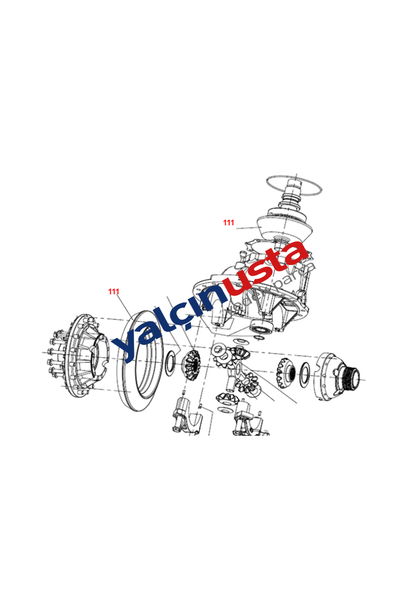 FUWA.CC0207A08 (HC464209FA)-DEFRANS�YEL AYNA MAHRUT� (9/37) (4.11) (FUWA DEFRANS�YEL) FORD (TRUCKS)