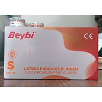 Beybi Pudrasz Lateks Muayene Eldiveni - Small - 100 Adet
