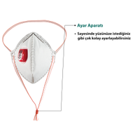 Ege 4015 FFP3 Maske 10'lu Paket