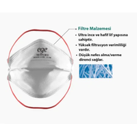 Ege 700 N99 FFP3 NR D Maske 40'l Paket
