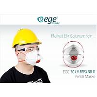 Ege 701 N99 FFP3 Ventilli Maske 30'lu Paket
