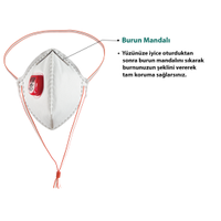 Ege 4015 FFP3 Maske 10'lu Paket