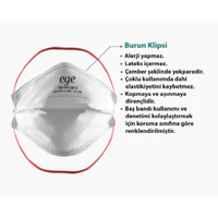 Ege 700 N99 FFP3 NR D Maske 40'l Paket