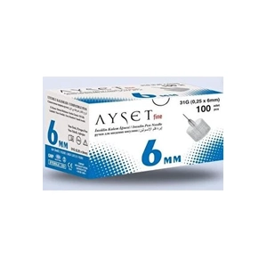 AYSET F�NE �NS�L�N KALEM ��NES� 6MM (31G,0.25*6MM)