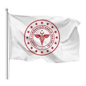 SA�LIK BAKANLI�I BAYRA�I 70 CM*105 CM