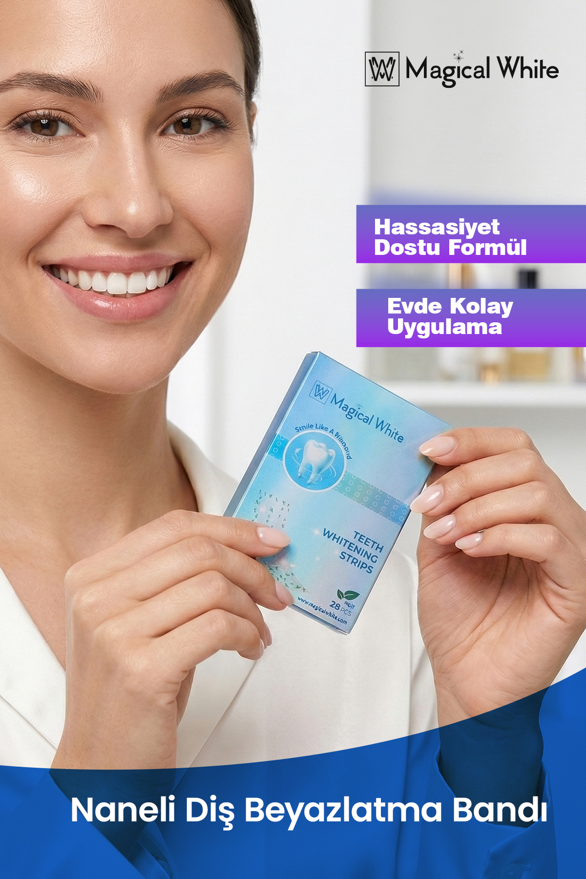 Diş Beyazlatma Bantları Etkili Beyazlık Hp Formula
