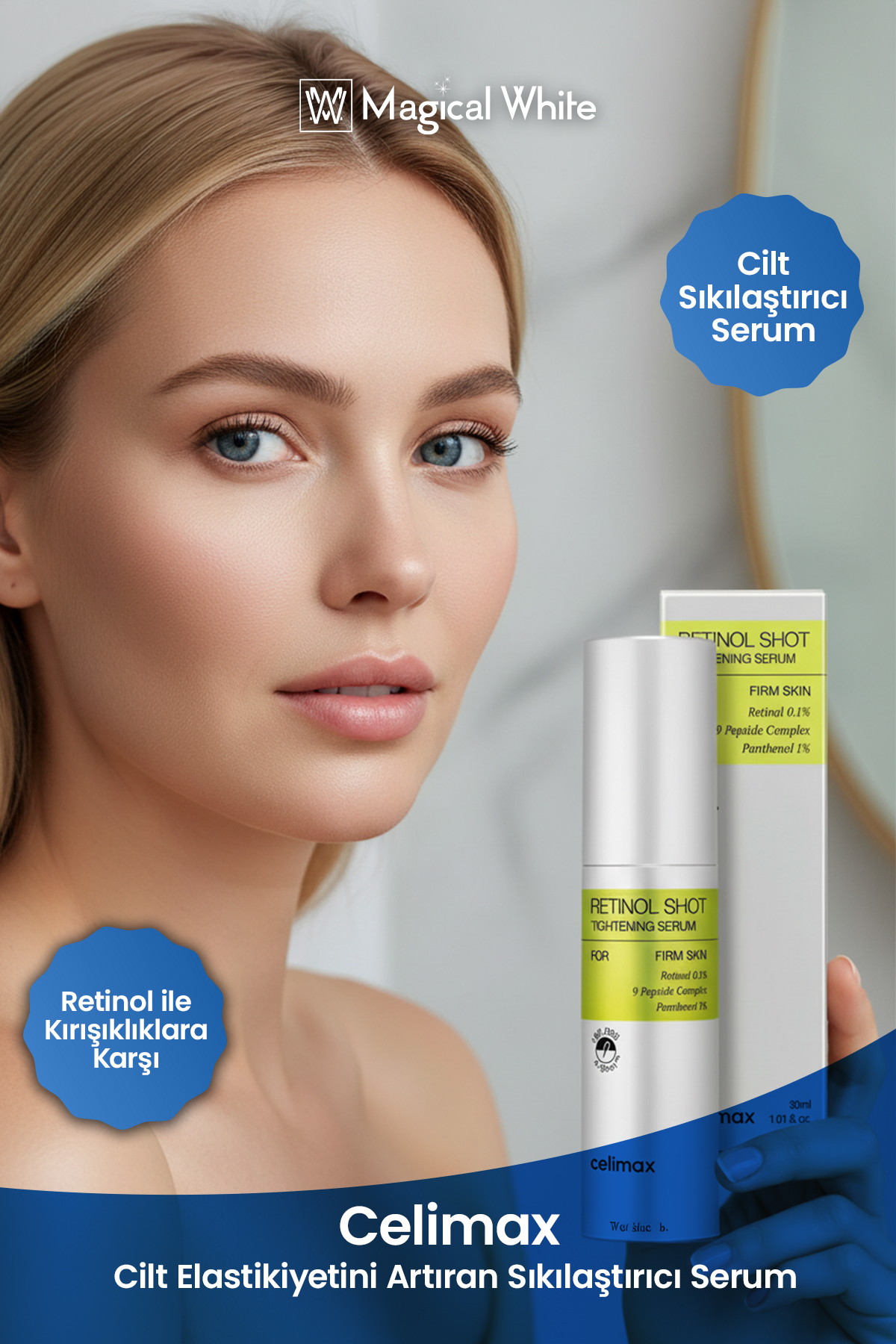 Celimax The Vita-A Retinol Shot Sıkılaştırıcı Serum  Elastikiyet & Anti-Aging 30ml