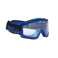Mavi Çerçeveli Koruyucu Gözlük - Göz Çevresi 360 Derece Kapalý - Buðu Yapmaz Maske Model