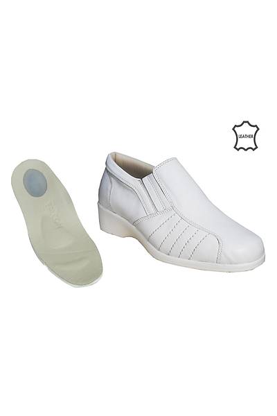 Topuk Dikeni Ayakkabısı Bayan Beyaz EPTA-04B