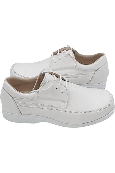Mevsimlik Diyabet Ayakkabısı Erkek Beyaz OD52B