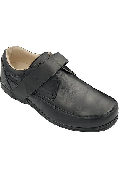 Diyabetik Erkek Ayakkabısı OD-58 Siyah (Özel Ayarlanabilir Atkılı Model)