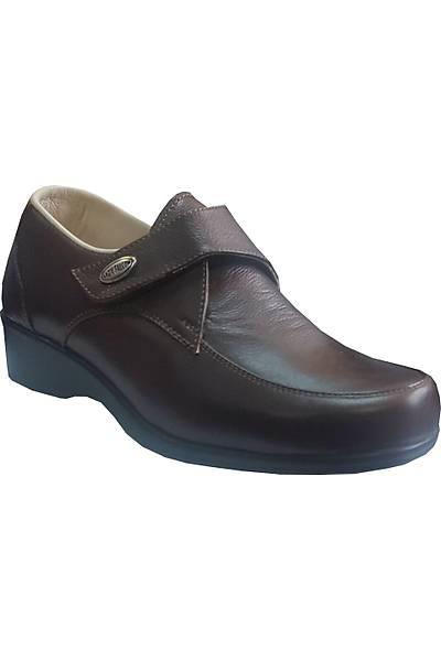 Bayan Diyabet Ayakkabısı Kahverengi OD01F (4 Mevsimlik)