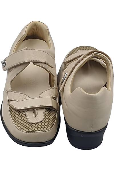 Topuk Dikeni Ayakkabısı Bayan Yazlık Bej EPTYA03J (En Çok Tavsiye Edilen Model)