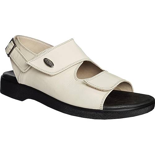 Erkek Ortopedik Deri Sandalet Bej ORT13AJ