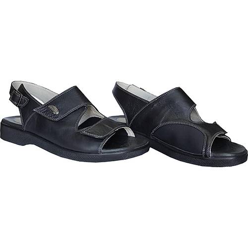 Erkek Halluks Valgus Sandaleti Siyah EPTHLX90AS (Topuk Dikeni Silikon Topukluk)