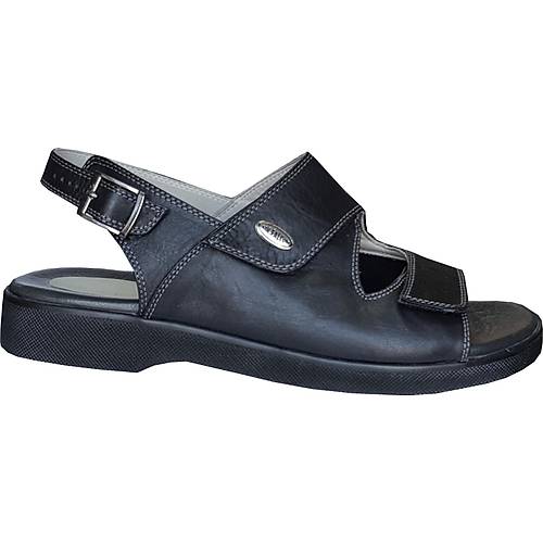 Erkek Halluks Valgus Sandaleti Siyah EPTHLX90AS (Topuk Dikeni Silikon Topukluk)