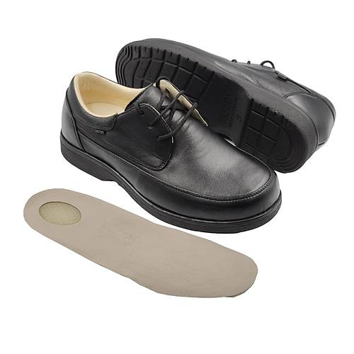 Plantar Fasciitis Ayakkab�s� Erkek Model Siyah EPTA52S